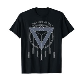 Keep Dreaming Geometric Triangle Bohemian T-Shirt