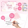 24 Pack Assorted Thank You Cards with Envelopes & Stickers,