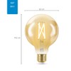 WiZ G95 E27 Filament Amber Bulb