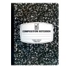 CHECKPLUS Composition Notebook 6 Pk, Wide Ruled, 7.5" X 9.75",