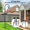 Surprizo Shepherd Hook for Outdoor, Heavy Duty Bird Feeder Pole