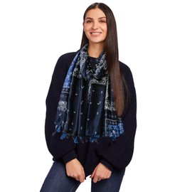 FAIRYGATE Ladies Scarf Women Fashion Women Lovely Soft Long Neck Head Scarves Soft Fabric Scarfs 41025