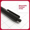TRU RED Quick Dry Gel Pens Med Point 0.7mm Blk