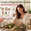 XLTXWD 10Pcs Fairy Garden Ornament Set, Decorative Mini Fairy Doors,
