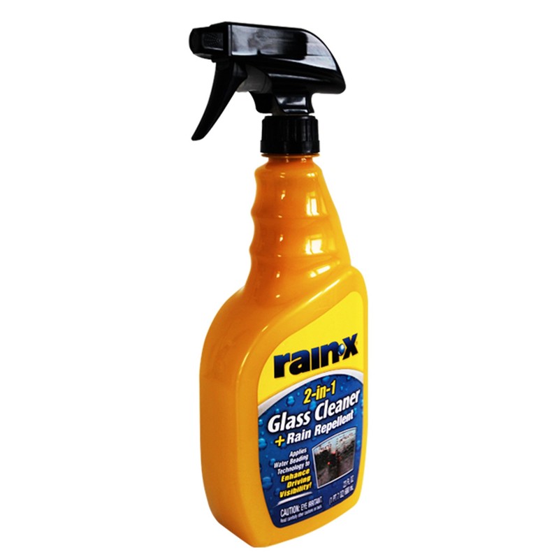 Rain-X 5071268 Glass Cleaner + Rain Repellent, 23 oz., Pack