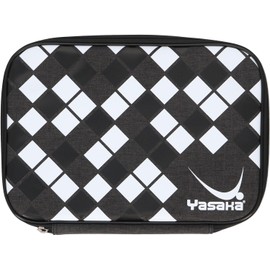 YASAKA Table Tennis Racket Bag Grid Case, Black