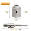 Meccion Carbide Hole Saw Drill Bit 60mm with 110mm SDS