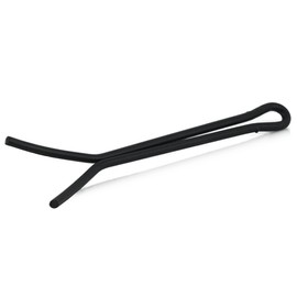 BBQ-Toro Steel Cooking Grate Lifter, 21 x 6.5 x 1 cm, Black Painted, Grill Lifter, Grate Lifter, Lifter for Cooking Grate, Grill Lifter, Steel Lifter, Handle, Handles for Cooking Grate, Grill