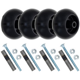 8TEN Deck Wheel Kit with Roller Bushings for Ferris IS2100Z F210Z 61-Inch 5105521 5105521FS