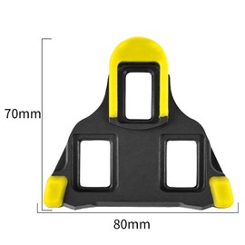 GisWell Bicycle SPD Cleats with SPD SL Compatible with Sm-Sh10/Sm-Sh11/Sm-Sh12, Locking Card for 6 Degree Bicycle Shoe Stud Set for Shimano SPD SL Cleats, Ideal for Competition Cycling