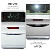 RAZPOY for Chrysler Emblem Cover, Carbon Fiber Front & Rear