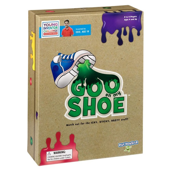 Goo on My Shoe - Silly, Sticky Family Board Game - Made by Kids for Kids - for Ages 4+ - 2-4 Players