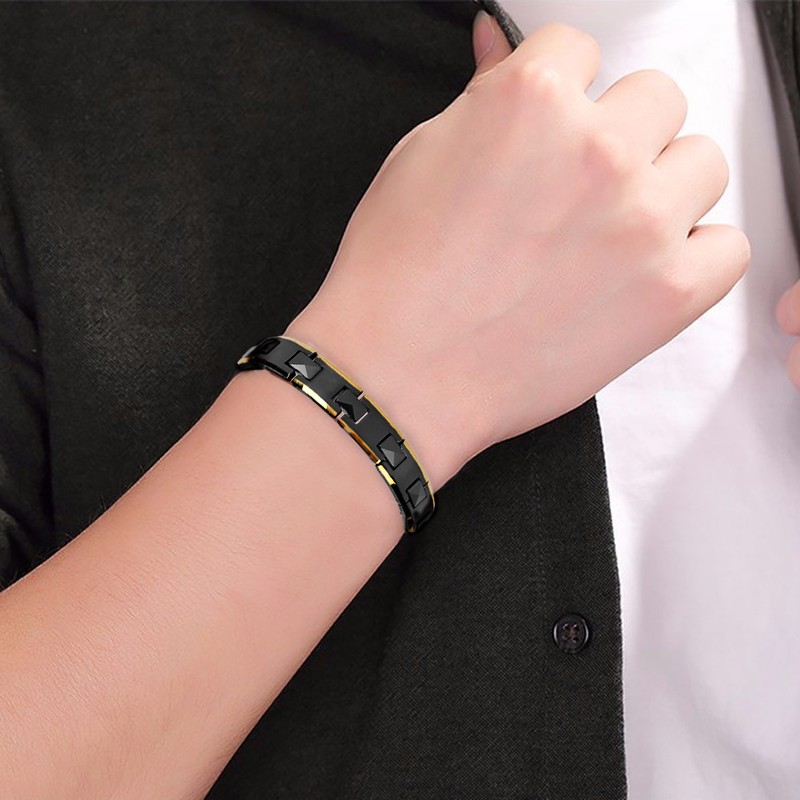 Ceramic Tungsten Steel Therapy Bracelet Health Care Lose Weight Bracelet