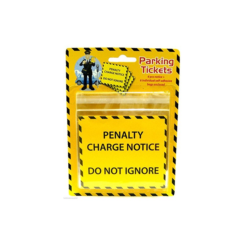 Fake Parking Ticket Good Fun Joke Penalty Charge Notice Fine