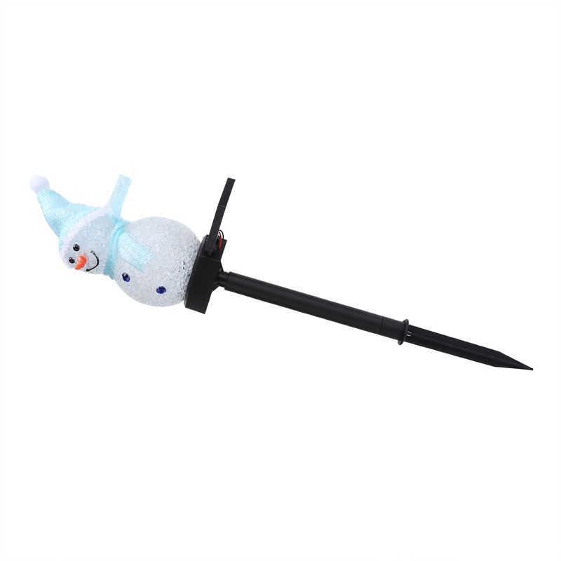 Snowman LED Lamp Landscape Garden Solar Lawn Christmas Cartoon Decorative