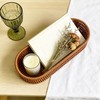 Dealpoli Wicker Storage Basket, Rattan Baskets for Storage, Hand-Woven Wicker