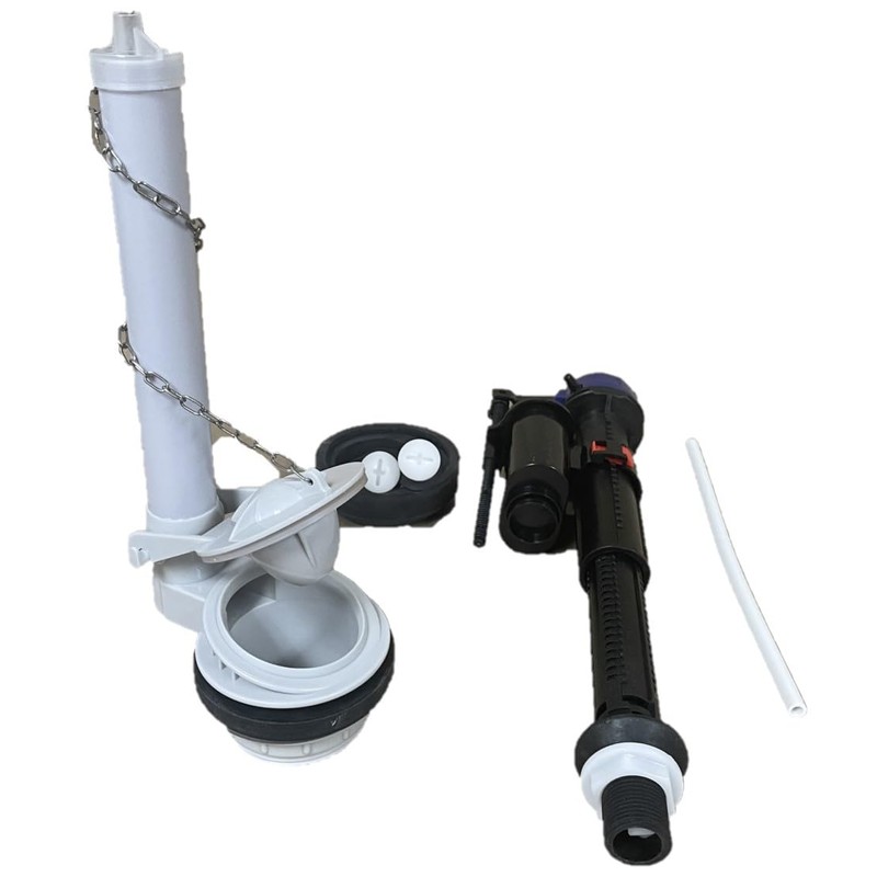 American Standard Flapper Valve Replacement & Adjustable Tsunami Fill Valve