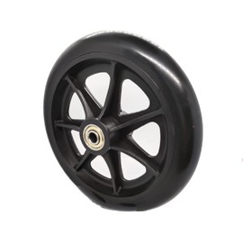 Cosen - Ruedas de repuesto de 6 pulgadas para andador rodante, piezas, accesorios, silla de ruedas/andador genéricas de 6 pulgadas, ruedas delanteras y traseras de 6 pulgadas, montaje de rueda de repuesto de rodillo de 6 pulgadas, 1Ea