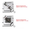 BGA Reballing Station Diagonal Universal Stencil Solder Aluminum Alloy Rework