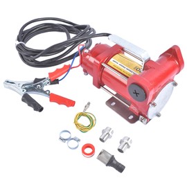 12V 10 GPM DC Fuel Transfer Pump Automatic Gasoline High Flow DC Diesel Transfer Pump Heavy Duty Fuel Oil Transfer Pump for Gasoline, Diesel, Kerosene, Biodiesel Vahaha