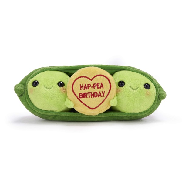 Swizzels Love Hearts Pete & Penelope Pea 'HAP-PEA BIRTHDAY' Message