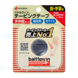 Nichiban Battle Wing Tape, Non-Stretchable, 1.0 in (25 mm) Wide, 39.2 ft (12 m) Roll, 1 Roll