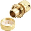 Wzzy Gurden 4 Pieces Brass Hose Connector 19 mm (3/4