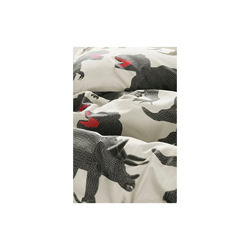 JOTEX Dino Mini Baby Bed Linen, 2 Pieces, Organic Quality,