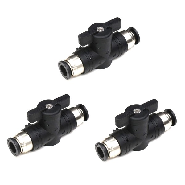 CEKER 10mm Push Connect Valve Ball Valve 10mm Air Flow