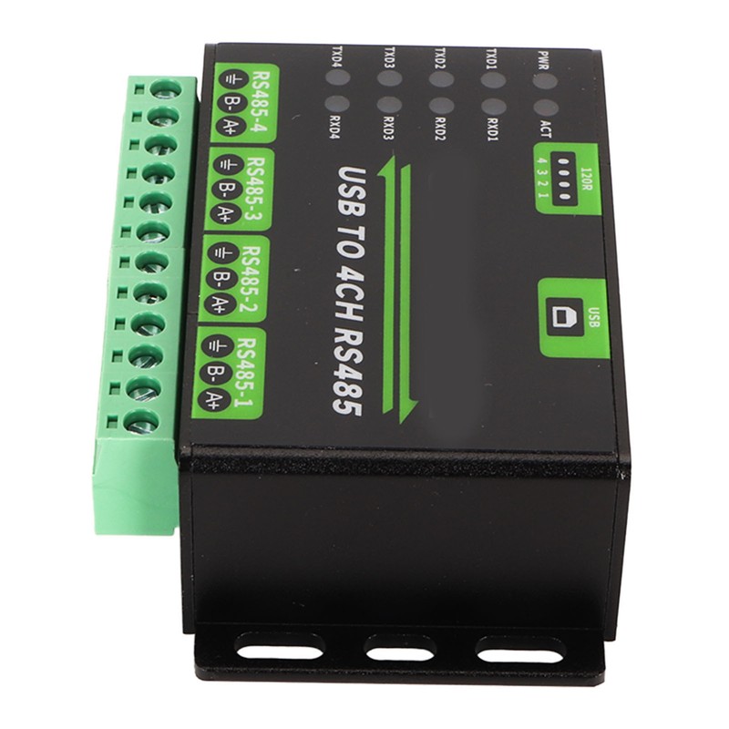 USB to 4CH RS485 Converter Onboard TVS Anti Thunder 120R