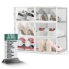 Minmallife Crystal Clear Container - 6 Pack Shoe Boxes Clear