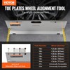 VEVOR Wheel Alignment Tool, 2-Pack Alignment Tool Toe Plates, Stainless