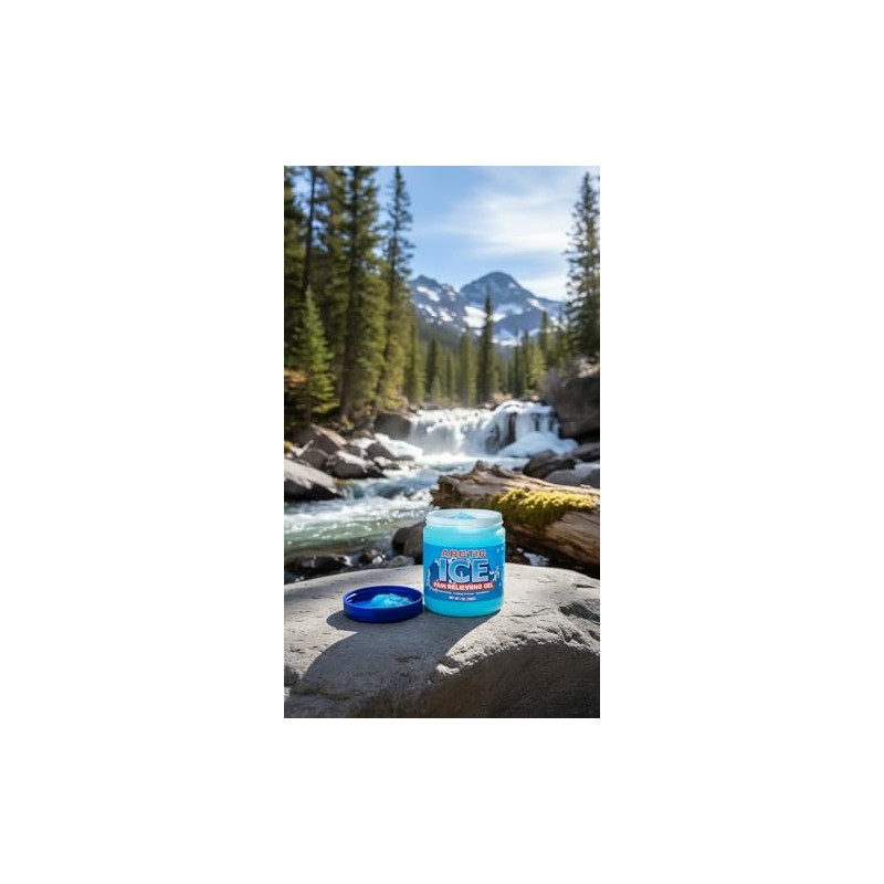 Artic Ice Pain Relieving Gel 2% Menthol Blue 7 Ounce,