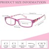 Kerecsen Reading Glasses 5 Pairs Fashion Ladies Readers Spring Hinge
