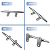 METRAXION Boat Cleat,4 Pack 8 inch Marine Grade 316 Stainless