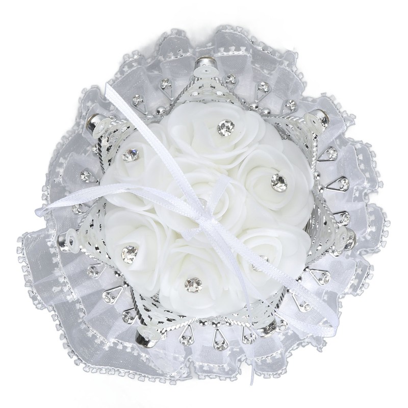 Crown Ring Box Luxurious Romantic Engagement Ring Box Portable Compact