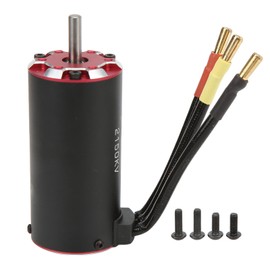 3674 2150KV Brushless Motor 4 Pole Supersonic Brushless Motor with Temperature Sensor Port for 1/8 1/10 Remote Control Car