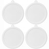 Corelle 418-PC White Cereal Bowl Plastic Lids (4-Pack)