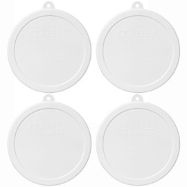 Corelle 418-PC White Cereal Bowl Plastic Lids (4-Pack)