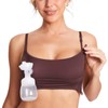 MOMANDA Women's Inbarely Pumping Bra Hands Free All-in-One Nursing Bra