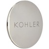 KOHLER Overflow Cap for Iron Plains Bathroom Sinks, Vibrant Polished