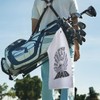 Style In Print Golf Towel Dad White Shepherd Dog Cotton