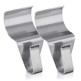 CWI Gifts 1.5" Low Profile No Hole Hook, Gray