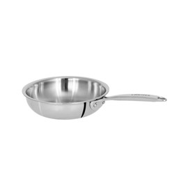 Cristel Castel'Pro Mini Frying Pan, 3.5" Diameter, 3-Ply Construction, Safe for All Hobs + Induction