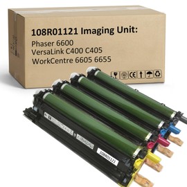 Remanufactured Drum Cartridge Replacement for 108R01121 Black Imaging Unit for Xerox Phaser 6600 VersaLink C400 C405 WorkCentre 6605 6655 Printer (4 Pack)
