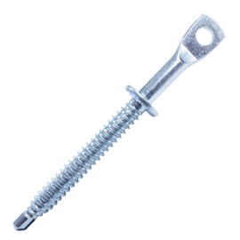 MEGAFastener FWTO Zinc Plated 3.25" Eye Lag Self Tapping Drilling Point Screw (Qty 200)