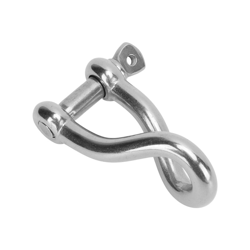 12mm Stainless Steel Twist Shackle with Screw Pin High Breaking