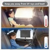 Sfee Car Window Shade for Side Windows, 2 Pack Sun
