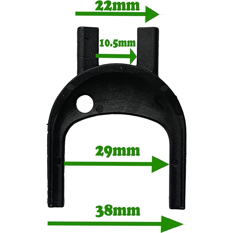 Universal Paper Towel Dispenser Replacement Key 38mm Fork & 22mm
