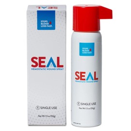 1.5oz SEAL Aerosolized Hemostatic Wound Spray – Rapid Bleeding Control - Emergency Preparedness Product - Perfect for Home Use